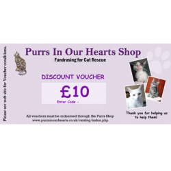 £10 Purrs Shop Gift / Discount voucher